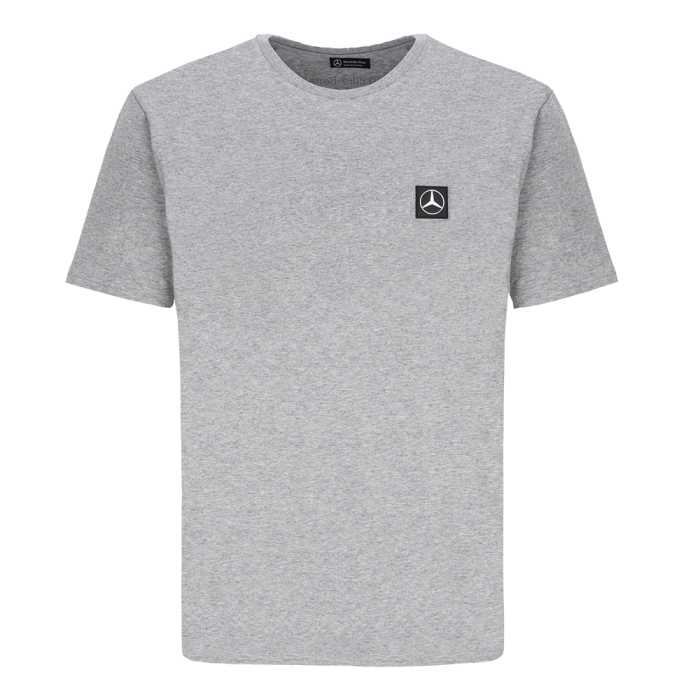 Patch T-Shirt Grau