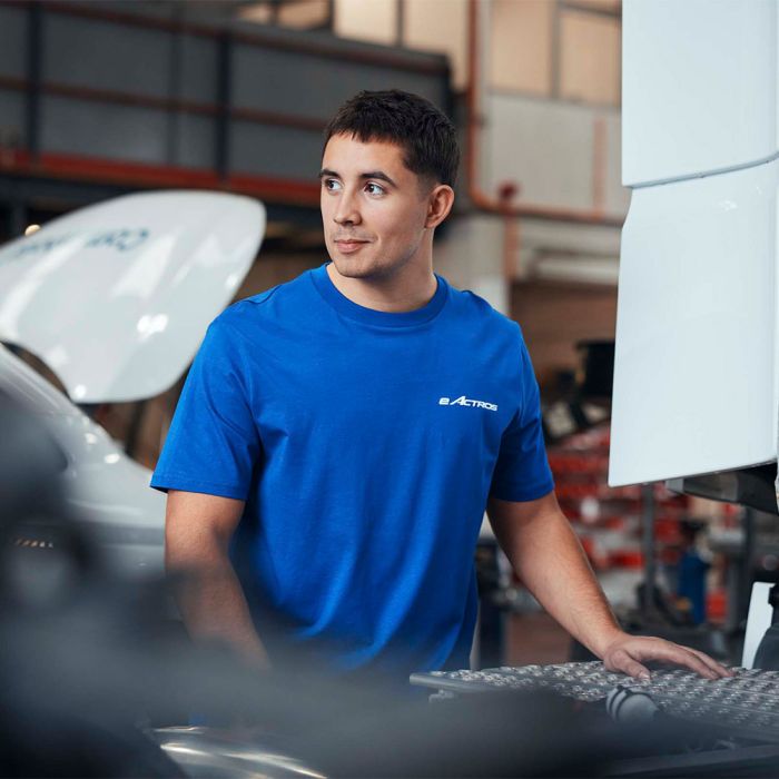 eActros Unisex T-Shirt Blau