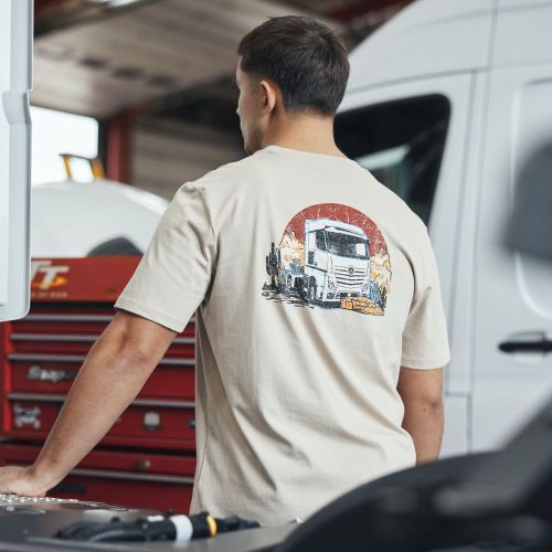 Desert Grafik T-Shirt