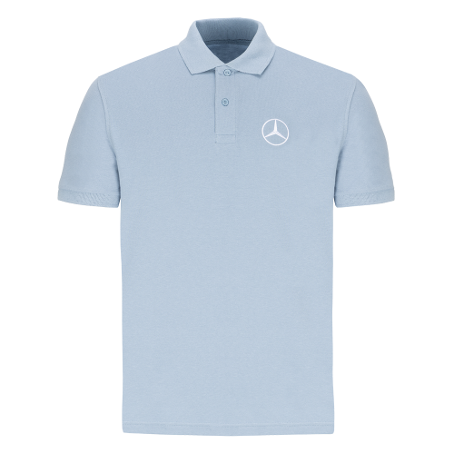 Herren Poloshirt Hellblau