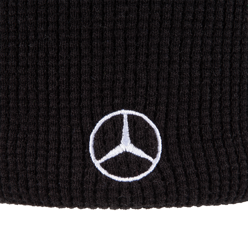 Fleece Beanie Schwarz