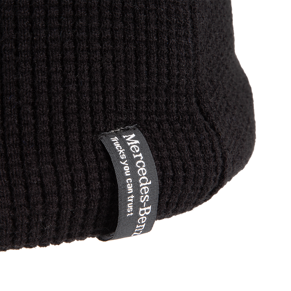 Fleece Beanie Schwarz