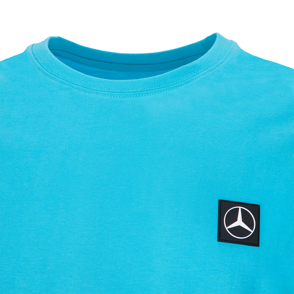 Patch T-Shirt Blau