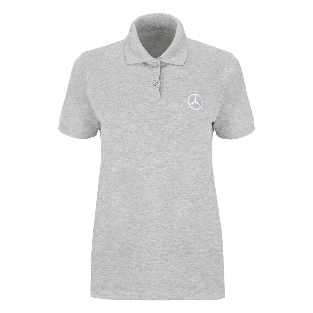 Damen Poloshirt Grau
