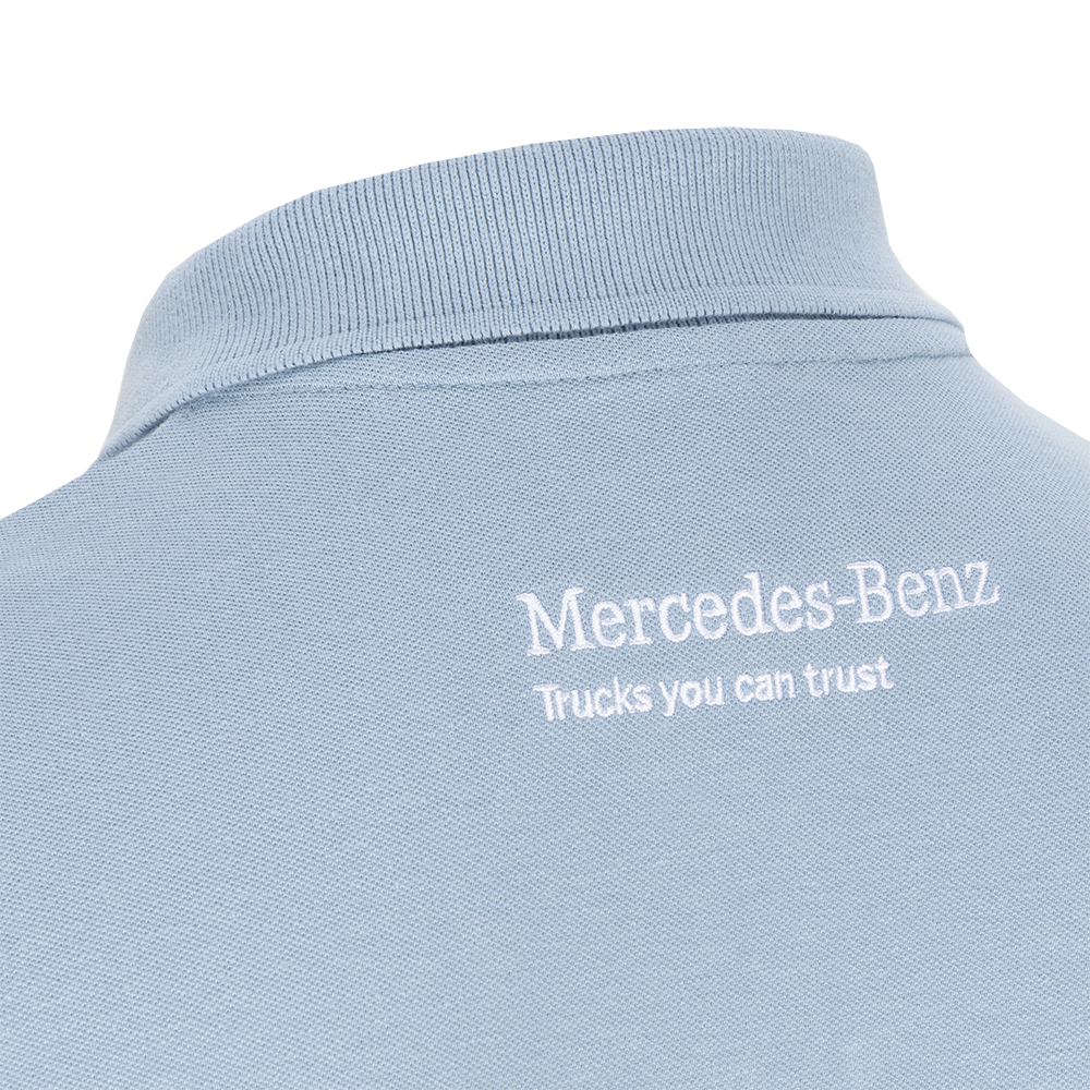 Herren Poloshirt Hellblau