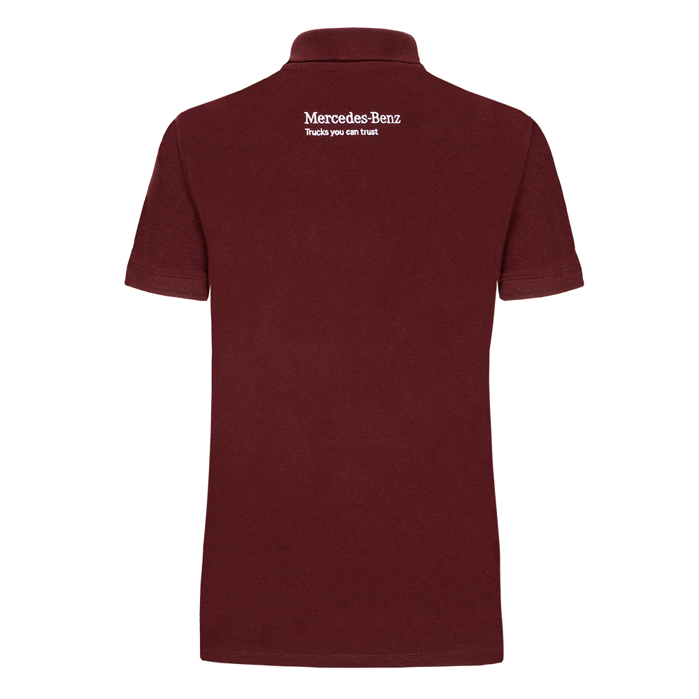 Damen Poloshirt Bordeauxrot